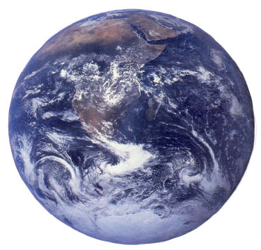 Photograph of the Earth from space